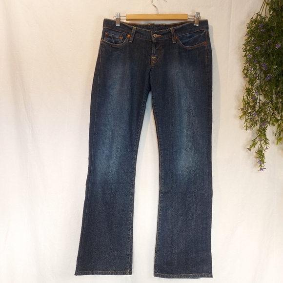 LUCKY BRAND DUNGAREES ♡ Ladies Jeans - Picture 1 of 11